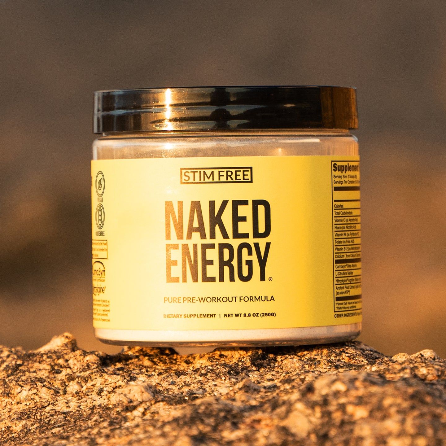 Stim Free Pre Workout | Stim Free Naked Energy - 50 Servings
